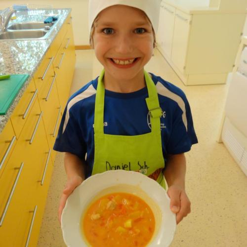 Das fertige Kürbisgulasch