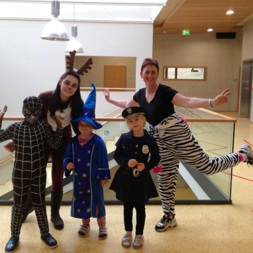 Faschingstreiben in der Klasse