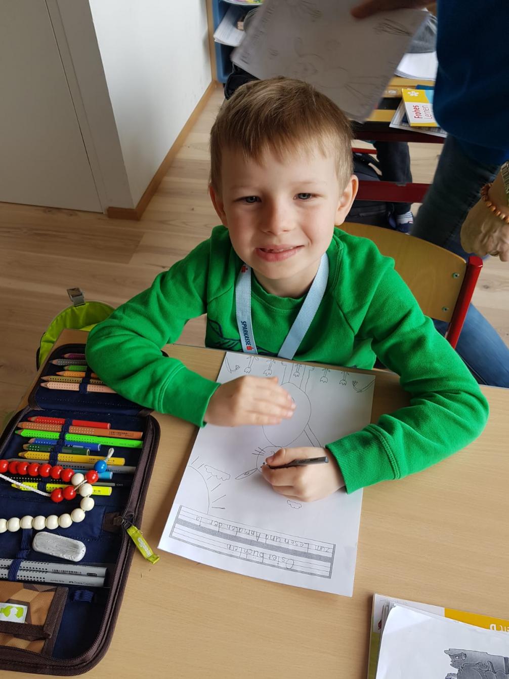 Fleißig bei der Arbeit