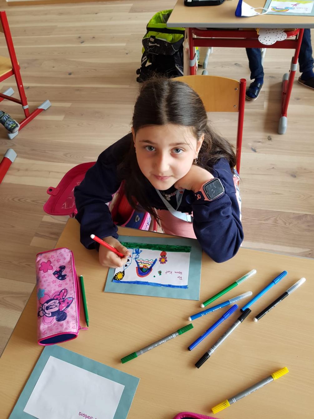 Eifrig bei der Arbeit