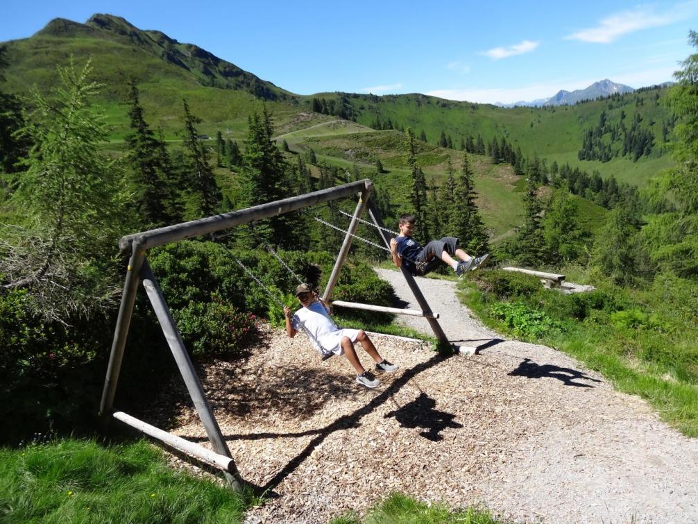 Spaß auf der Schaukel