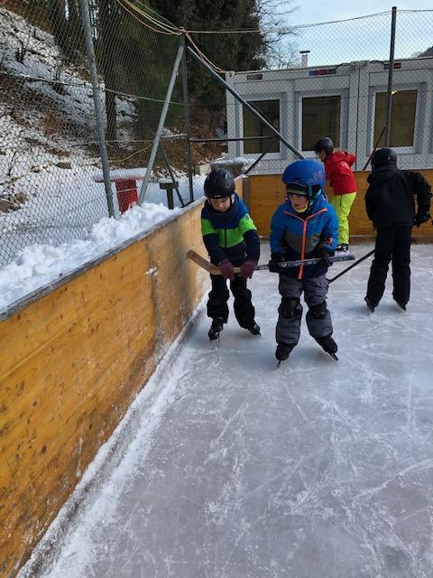 Spaß beim Eislaufen