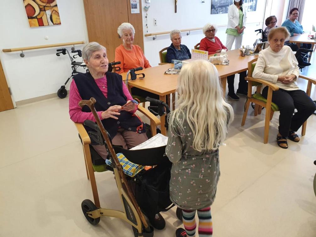 Besuch im Altersheim