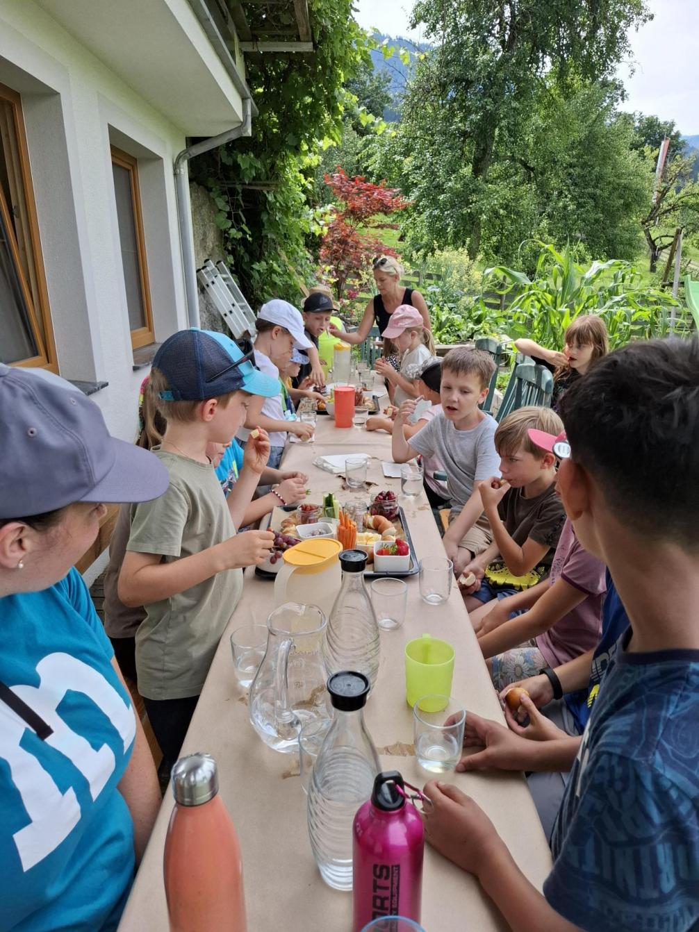 Besuch beim Voitl Bauern