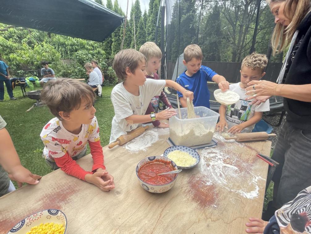Pizza backen