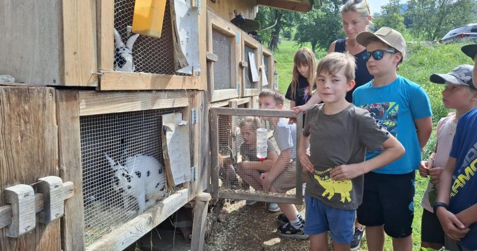 Besuch beim Voitl Bauern
